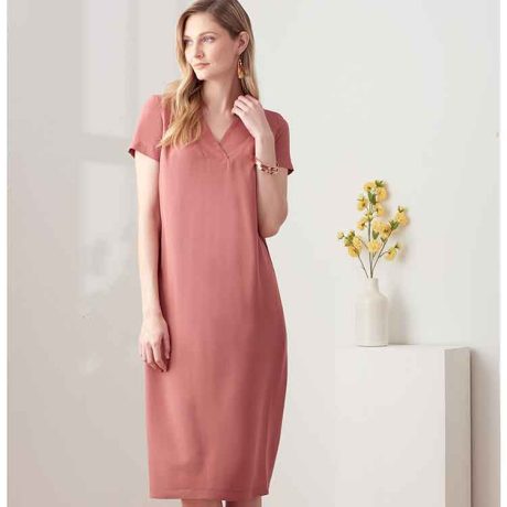 Simplicity Sewing Pattern S9262 Misses' V-neckline Shift Dresses