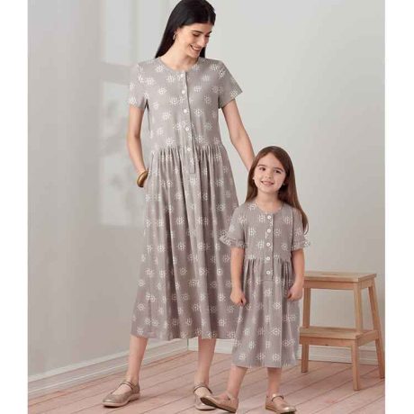 Simplicity Sewing Pattern S9277 Misses' & Children's Dresses