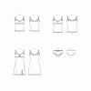 Simplicity Sewing Pattern S9285 Misses' Camisoles, Slip & Panties