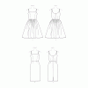 Simplicity Sewing Pattern S9291 Misses' Princess Seam Dresses With Straight or Gathered Skirt