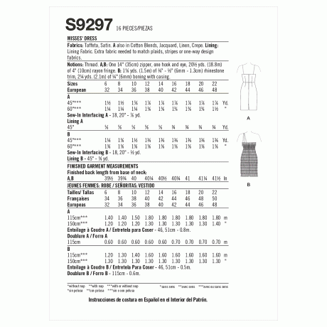 Simplicity Sewing Pattern S9297 Misses' Dress - Image 5
