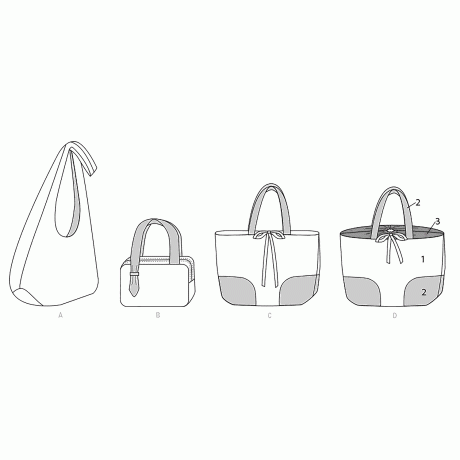 Simplicity Sewing Pattern S9304 Bags