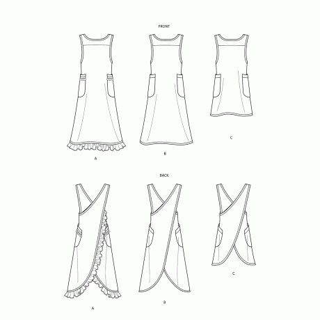 Simplicity Sewing Pattern S9312 Misses' Aprons