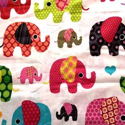 100% cotton print, "Heffalumps"