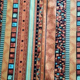 Heavy cotton print, "Mosaic"