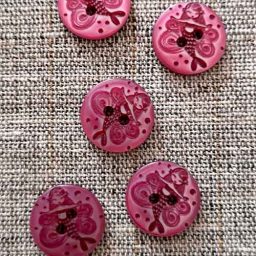 Little Mermaid buttons, 15mm
