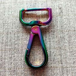 Rainbow swivel snap hook, 25mm