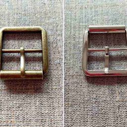 Square metal buckle, 25mm