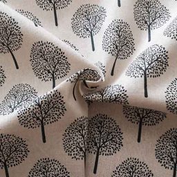 Polycotton imitation linen, "Walnut Tree"