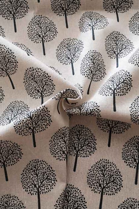 Polycotton imitation linen, "Walnut Tree"