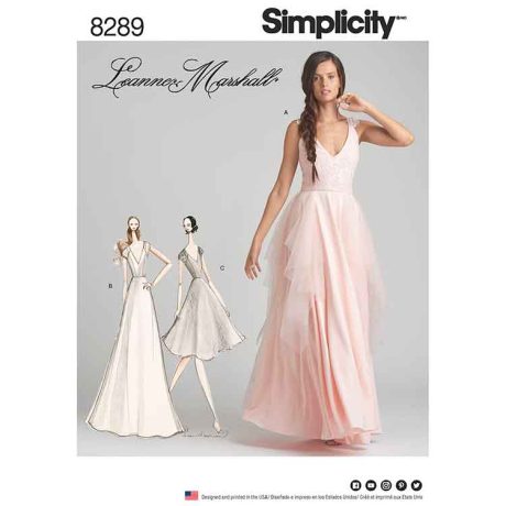 Simplicity S8289 Women's Special Occasion Dresses