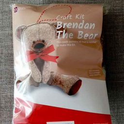 "Brendon Bear" felt Christmas tree decoration kit