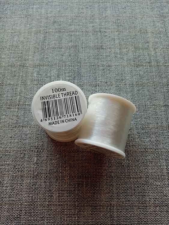 Invisible nylon thread (100m spool) Sew Irish