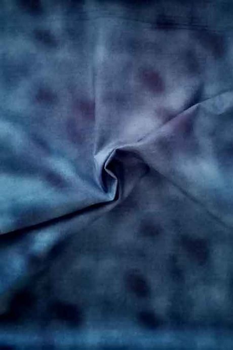 John Louden "Nebula" cotton print (navy)
