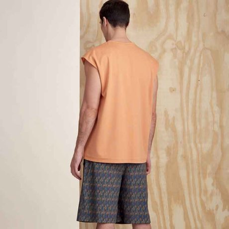 Simplicity Sewing Pattern S9314 Men's Knit Top and Shorts