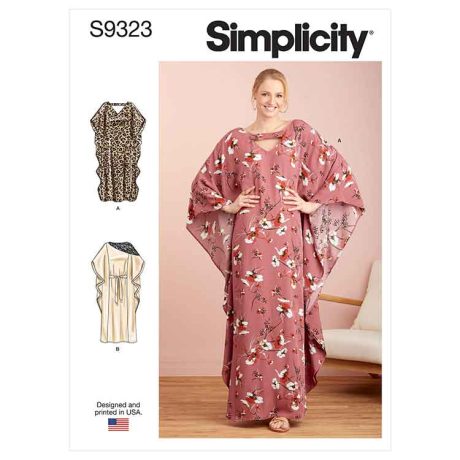 Simplicity Sewing Pattern S9323 Misses' Caftans