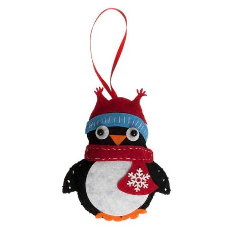 Felt Christmas tree decoration kit: Penguin - Image 2