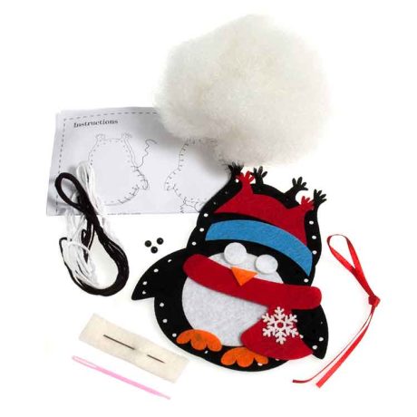 Felt Christmas tree decoration kit: Penguin - Image 3