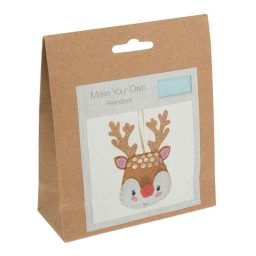 Felt Christmas tree decoration kit: Reindeer