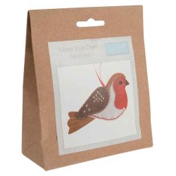 Felt Christmas Tree Decoration Kit: Robin