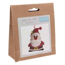 Felt Christmas tree decoration kit: Santa