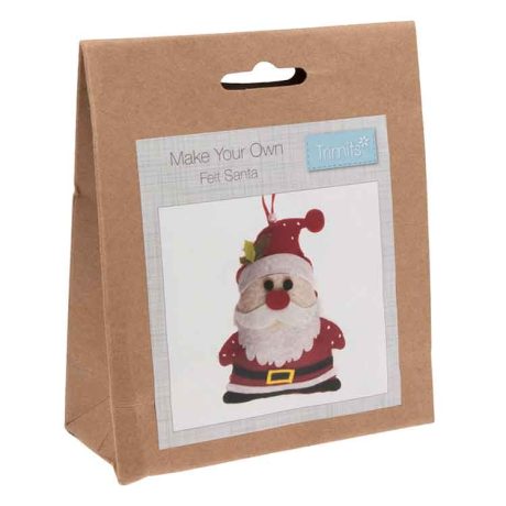 Felt Christmas tree decoration kit: Santa