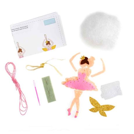 Felt Christmas tree decoration kit: Sugar Plum Fairy - Image 3