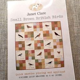 Janet Clare quilt pattern: Small Brown British Birds