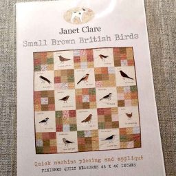Janet Clare quilt pattern: Small Brown British Birds