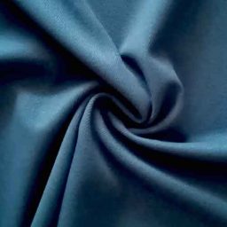 Soft polyester/viscose mix twill (denim blue)
