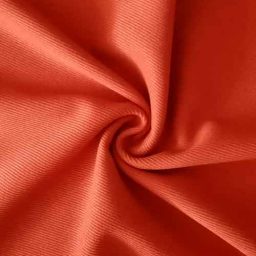 Soft polyester/viscose mix twill (terracotta)