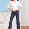 B6840 Misses' & Women's Straight-Leg or Boot Cut Jeans - Image 4