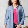 B6841 Unisex Button-Down Shirts - Image 6