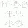 B6841 Unisex Button-Down Shirts - Image 3