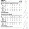 B6842 Misses' Fold-Back Collar Shirts - Image 2