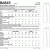 B6845A Misses' & Women's Tapered Pants