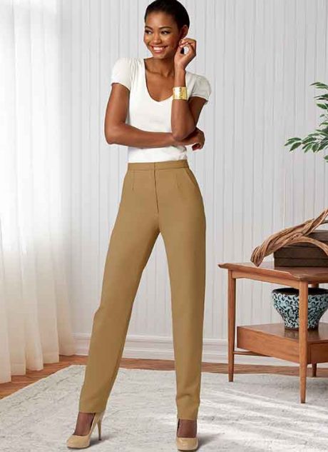 B6845A Misses' & Women's Tapered Pants