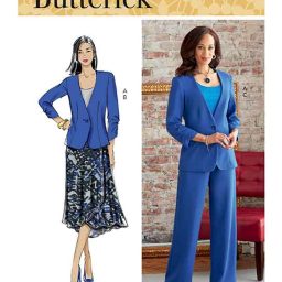 B6860 Misses' and Women's Jacket, Skirt and Pants