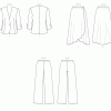 B6860 Misses' and Women's Jacket, Skirt and Pants