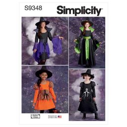 Simplicity Sewing Pattern S9348 Children's and Girls' Costumes