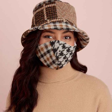 Simplicity Sewing Pattern S9368 Hat and Mask Sets, Hooded Infinity Scarf and Mask - Image 5