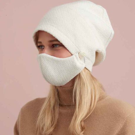 Simplicity Sewing Pattern S9368 Hat and Mask Sets, Hooded Infinity Scarf and Mask - Image 4