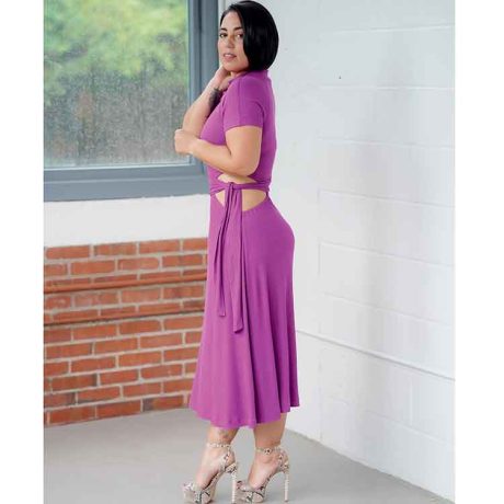 Simplicity Sewing Pattern S9370 Misses' Knit Dress with Sleeve and Length Variations - Image 5