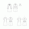 Simplicity Sewing Pattern S9371 Misses' and Women's Dress with Collar, Cuff and Sleeve Variations - Image 3