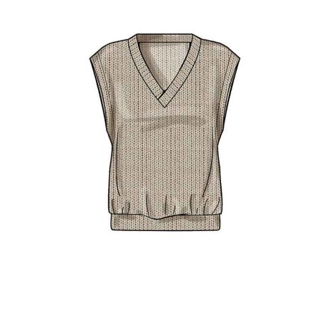 Simplicity Sewing Pattern S9374 Misses' Knit Vests