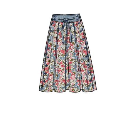 Simplicity Sewing Pattern S9377 Misses' Flared Skirts in Two Lengths - Image 7