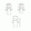 S9389, Simplicity Sewing Pattern Men's Trench Coat in Two Lengths