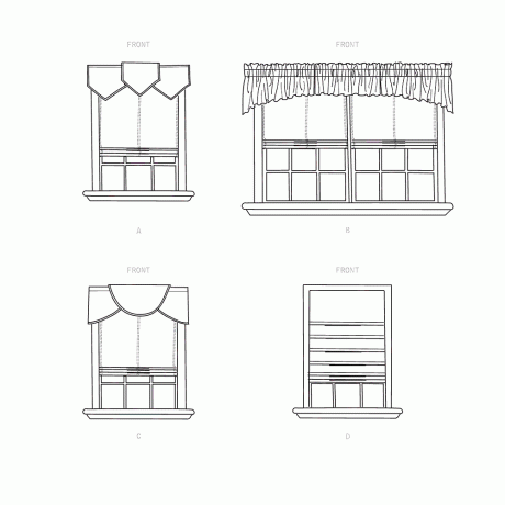 Simplicity Sewing Pattern S9399 Roman Shades and Valances