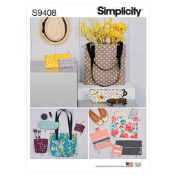 Simplicity Sewing Pattern S9408 Bags and Small Accessories