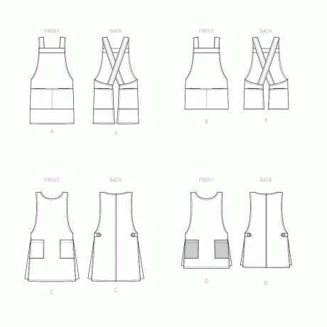 Simplicity Sewing Pattern S9409 Misses' Aprons